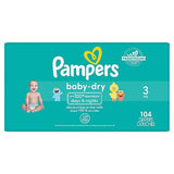 Pampers Baby-Dry Diapers Super Pack Size 3 6-10 kg 104 count