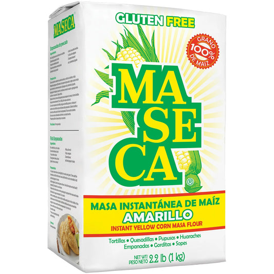 Maseca harina de masa de maíz amarillo instantáneo sin gluten 2.0 lb