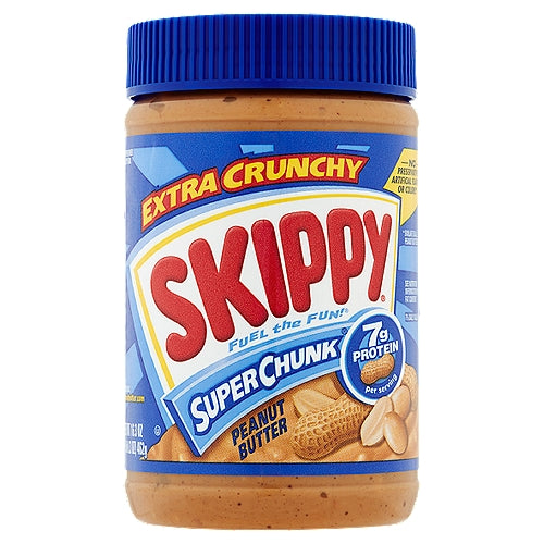 Skippy Extra Crunchy Super Chunk Peanut Butter 16.3 oz