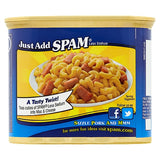 Spam Less Sodium Canned Cooked Meat 12 oz