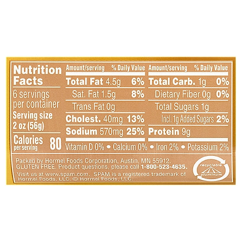 Spam Oven Roasted Turkey 12 oz