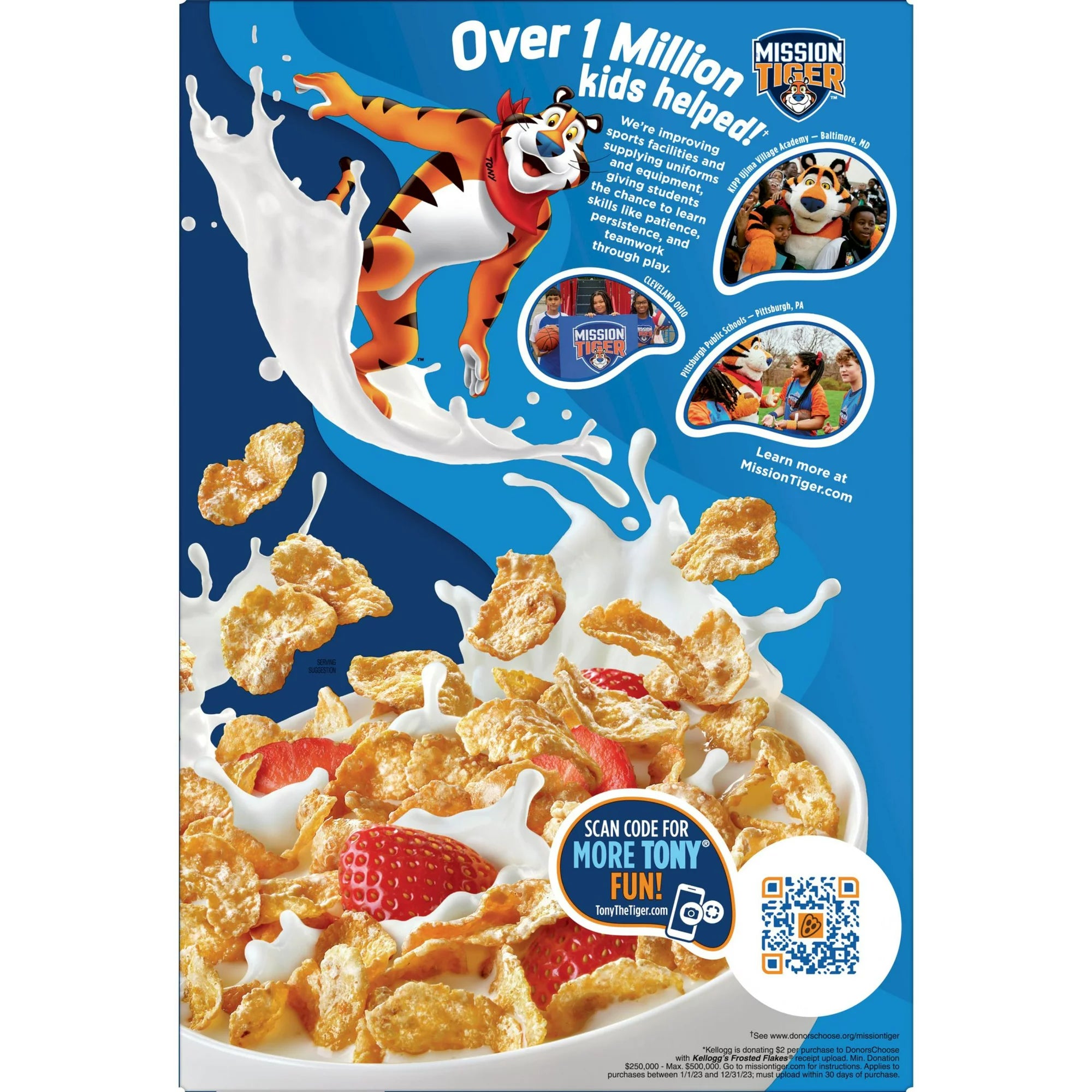 Kellogg's Frosted Flakes Original Cold Breakfast Cereal 13.5 oz