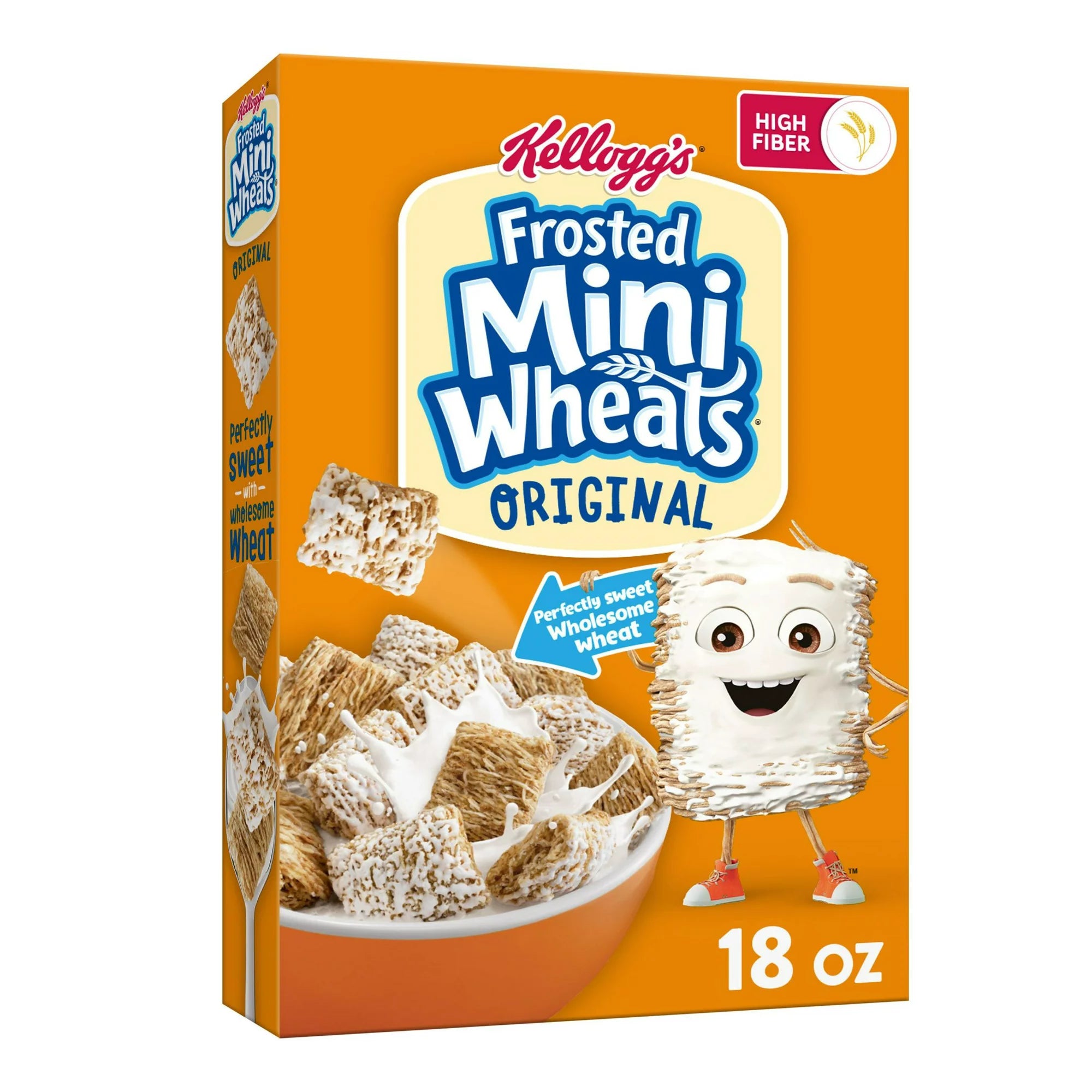 Kellogg's Frosted Mini-Wheats Cereal de desayuno frío original 18 oz