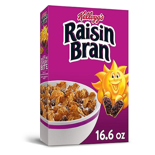 Kellogg's Raisin Bran Original Cold Breakfast Cereal 16.6 oz