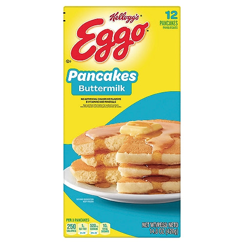 Eggo Buttermilk Frozen Pancakes 14.8 oz 12 Count