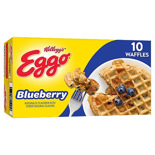 Eggo Blueberry Frozen Waffles 12.3 oz 10 Count