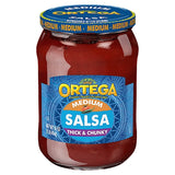 Ortega Salsa - Gruesa y Gruesa Mediana 16 oz