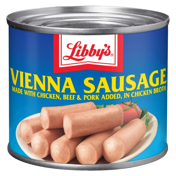 Libby's Vienna Sausage in Chicken Broth Canned Sausage 4.6 Oz