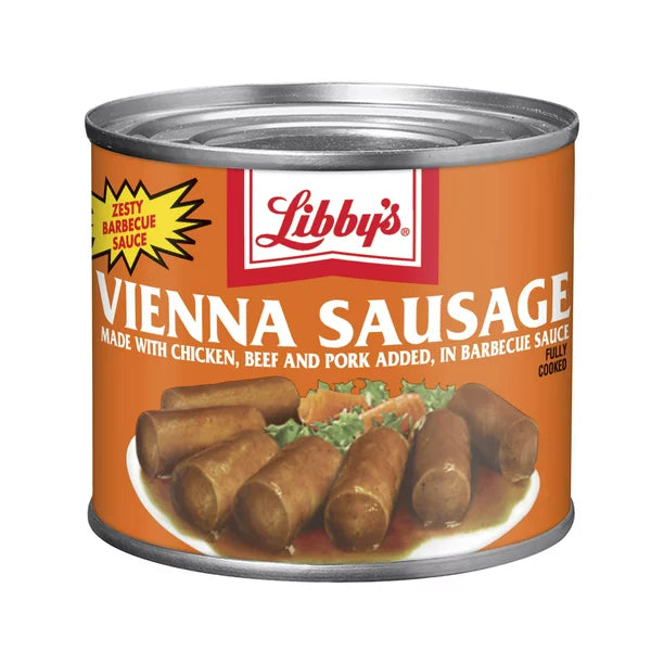 Salchicha de Viena de Libby en salsa barbacoa, lata de 4.6 oz