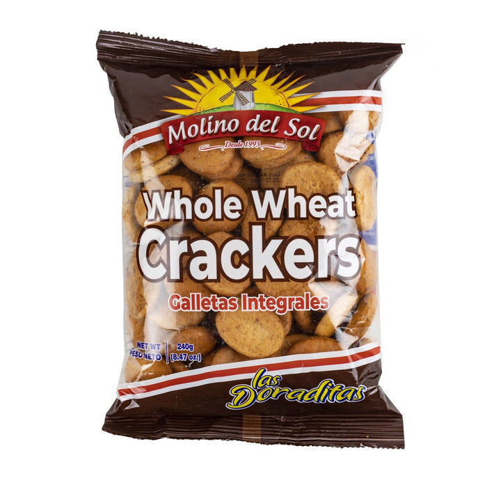 Molino del Sol Whole Wheat Crackers 6 oz