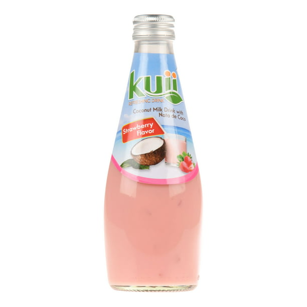 Los Llanos Milk Coco with Nata de Coco Strawberry 16.57 Oz