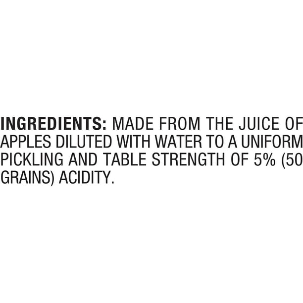 Heinz All Natural Apple Cider Vinegar with 5% Acidity  32 fl oz Bottle