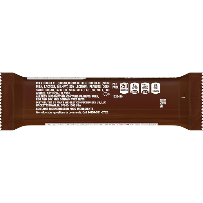 Snickers Barra de caramelo de chocolate de tamaño completo - Barra de 1.86 oz