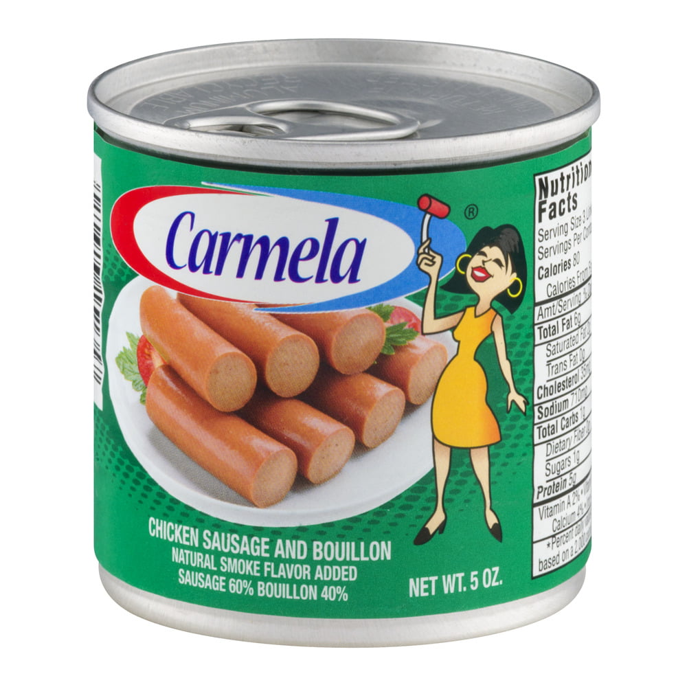 Carmela Chicken Sausage and Bouillion 5 oz Can