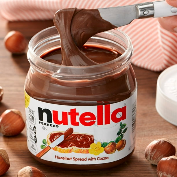 Nutella Hazelnut Spread with Cocoa for Breakfast 13 oz Jar
