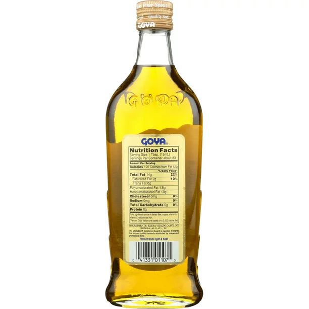 Goya Extra Virgin Olive Oil First Cold Press 17 fl oz