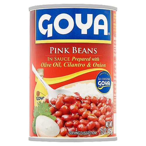 Goya Pink Beans in Sauce 15 oz