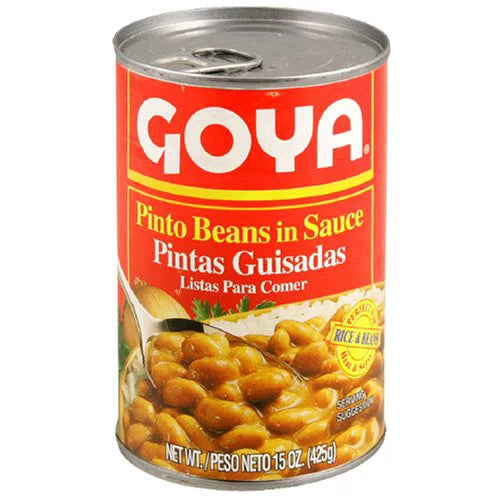 GOYA Pinto Beans In Sauce Olive Oil Culantro & Tomato 15 Oz