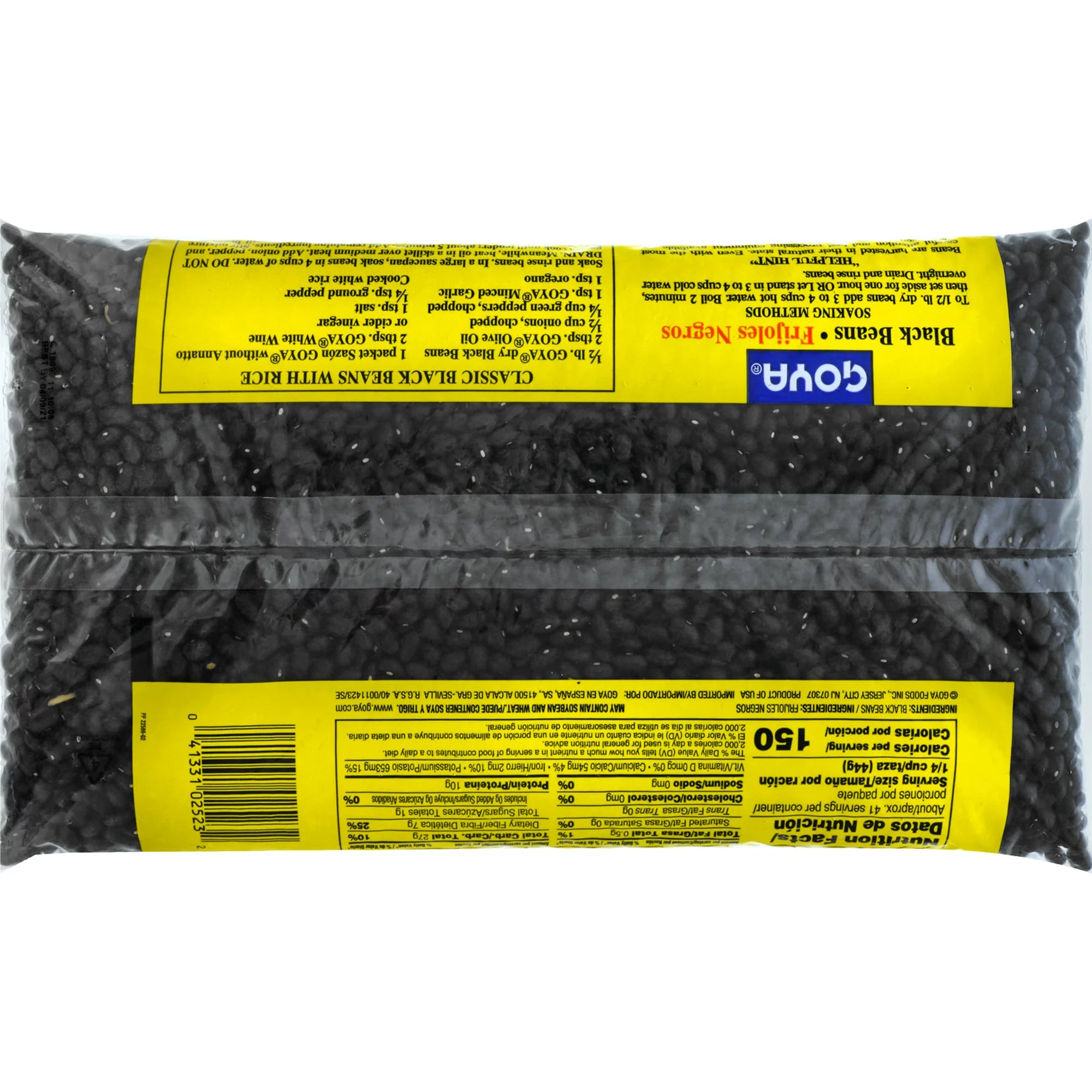 GOYA Black Beans 4 Lb