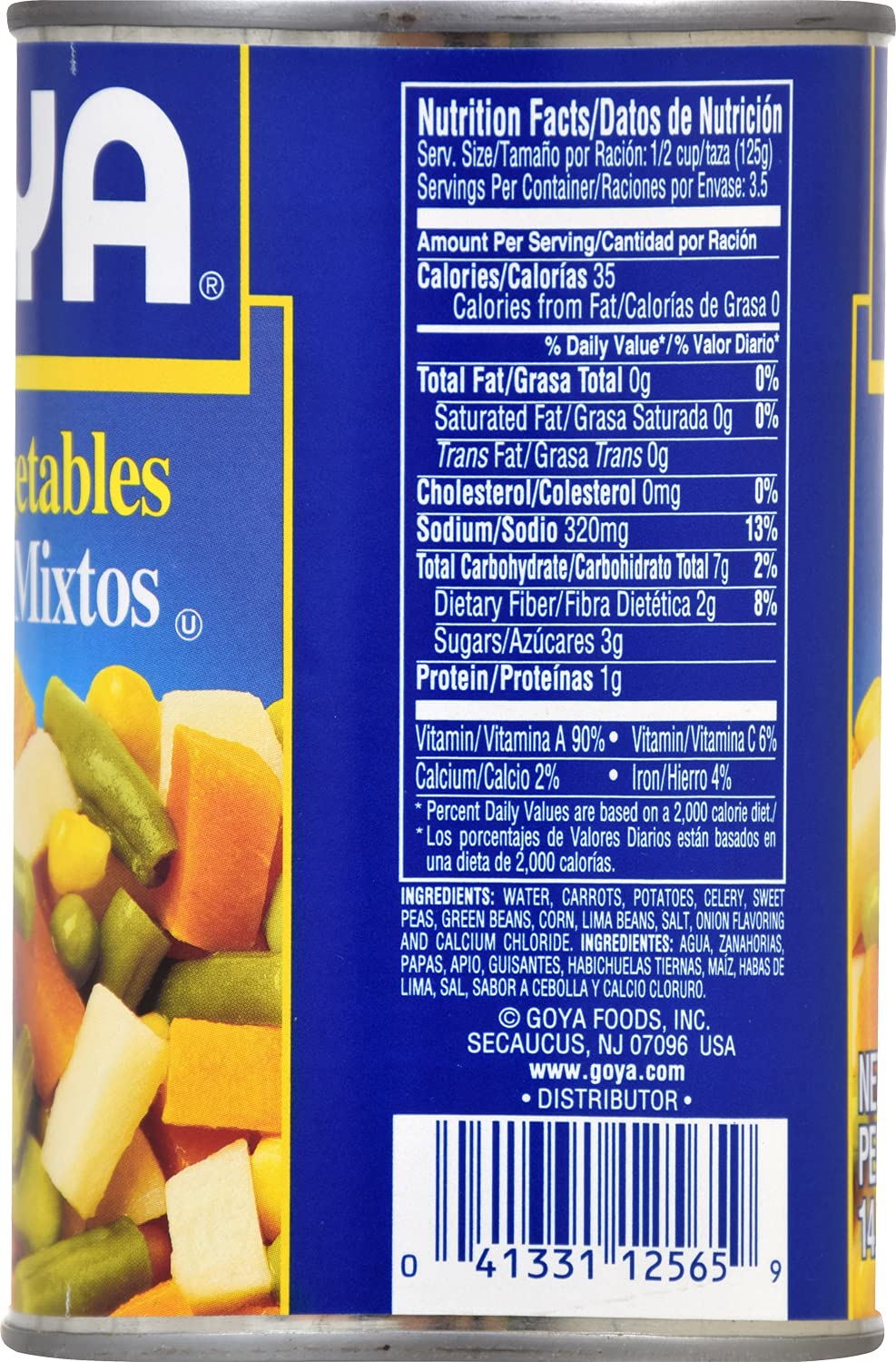 Goya Mixed Vegetables 8.25 oz