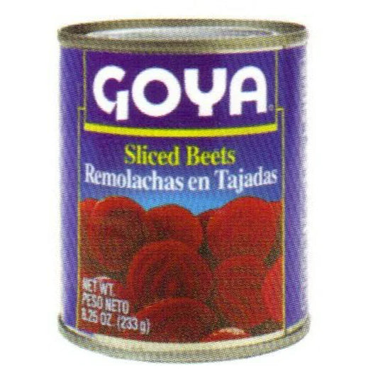 Goya Foods Goya remolachas en rodajas, lata de 8.25 oz