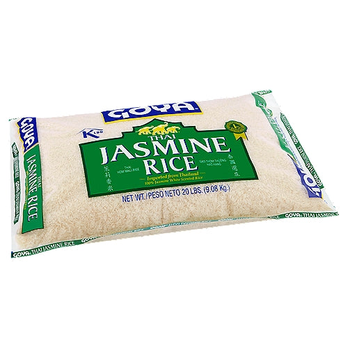 Goya Thai Hom Mali Jasmine Rice 20 lbs