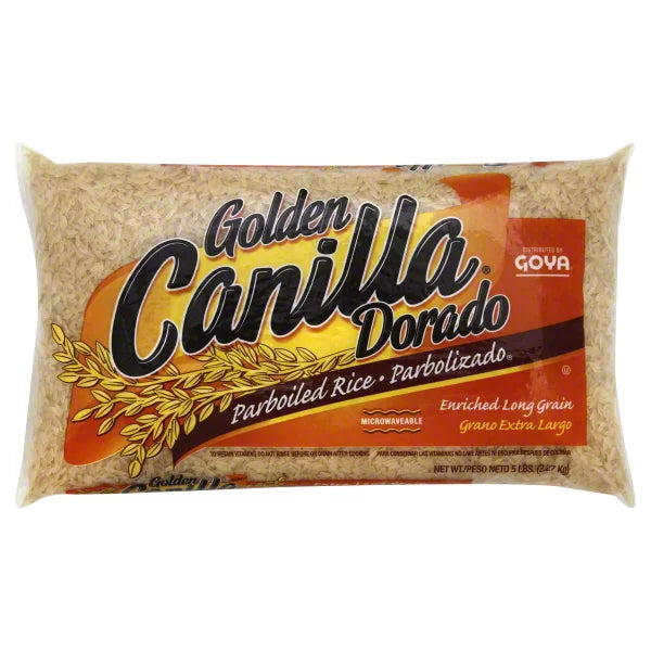 Goya Canilla Arroz Sancochado Dorado 5 lb