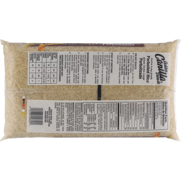Goya Canilla Arroz Sancochado Dorado 5 lb