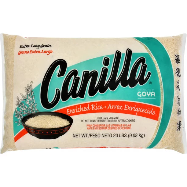 Goya Canilla Long Grain Rice 20 LB