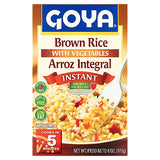 Goya Instant Brown Rice with Vegetables 6 oz