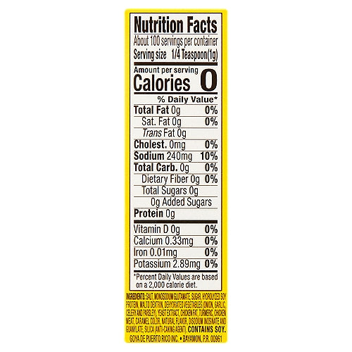 Goya Chicken Flavored Powdered Bouillon 2.82 oz