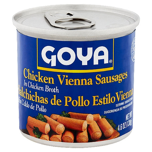 Salchichas Viena de pollo Goya en caldo de pollo 4.6 oz