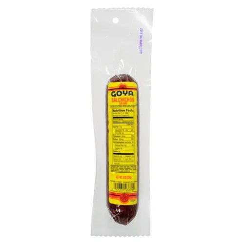 Goya Salchichon Salami Sausage 8 oz