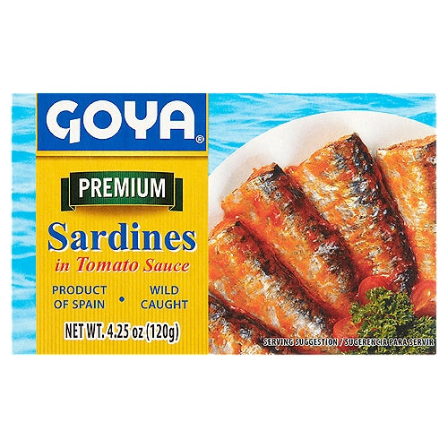 Goya Premium Sardinas en Salsa de Tomate 4.25 oz