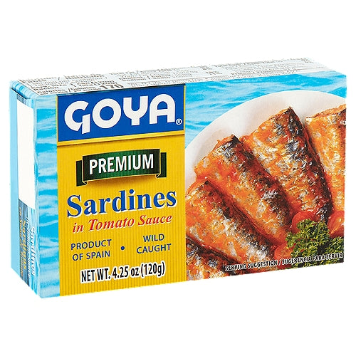 Goya Premium Sardines in Tomato Sauce 4.25 oz