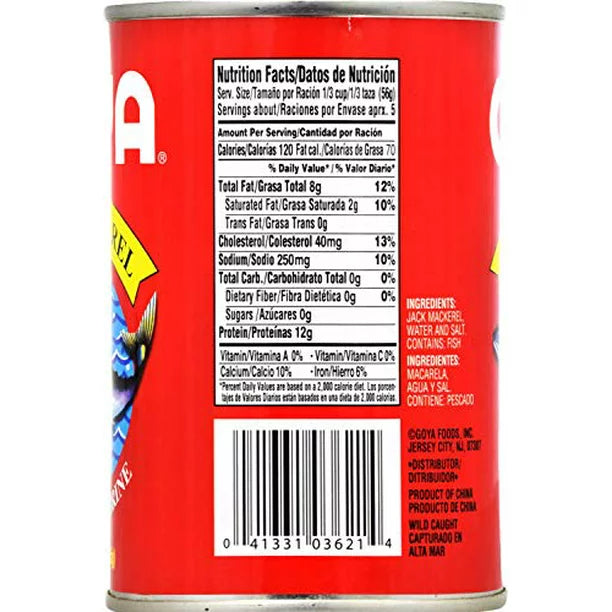 GOYA Jack Mackerel In Brine 15 oz