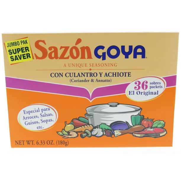 Sazon Goya con cilantro y achiote 6.33 Oz