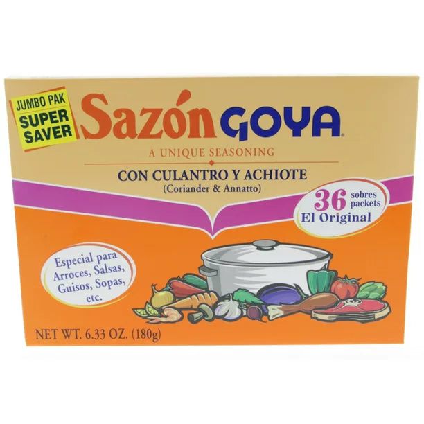 Sazon Goya with coriander and annatto 6.33 Oz