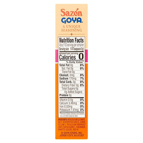 Goya Coriander & Annatto Seasoning Econo Pak 20 count 3.52 oz