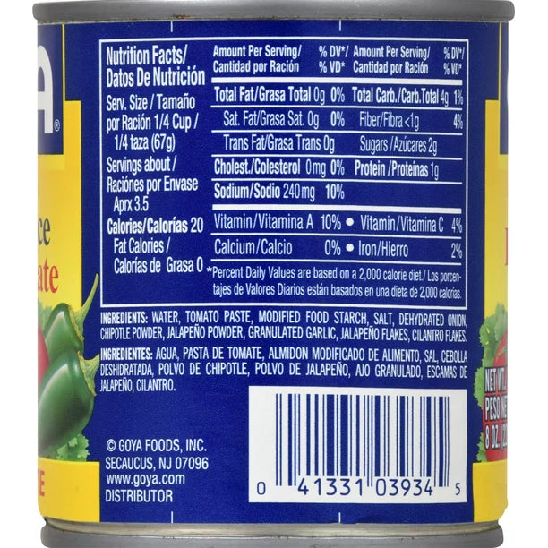 Goya Goya Tomato Sauce 8 oz