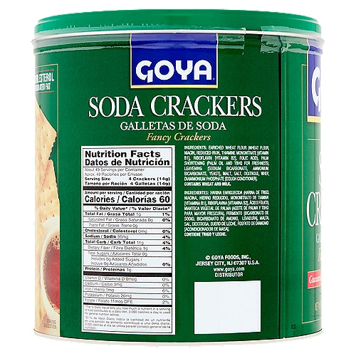 Galletas de Soda Goya Premium 24 oz