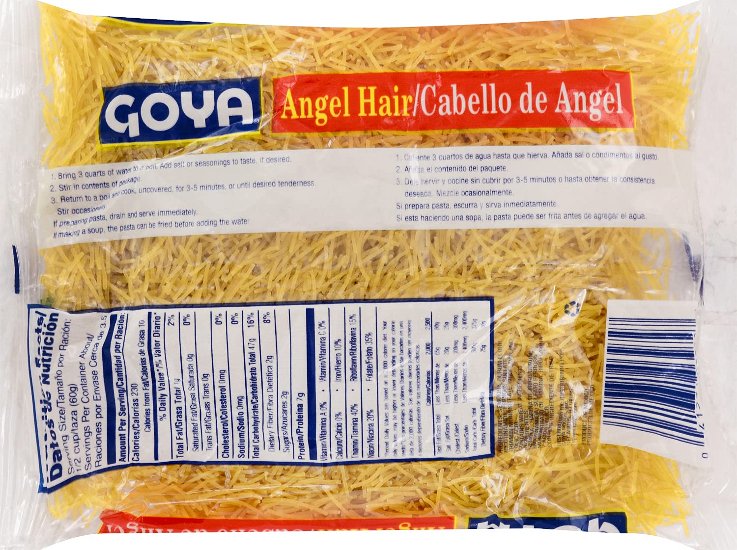 GOYA Angel Hair Macaroni 7 Oz