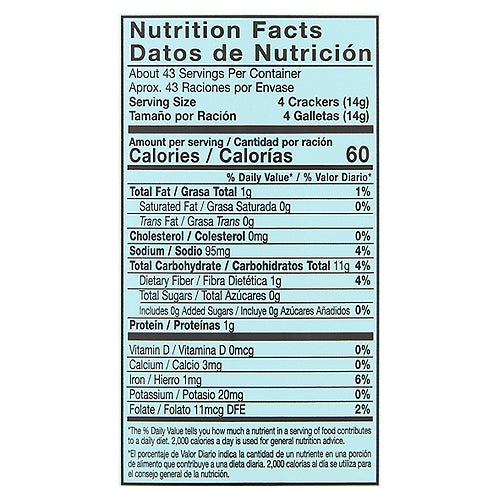 Goya Premium Soda Crackers 23 unidades 21 oz