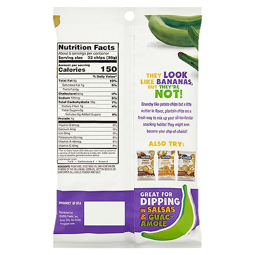 Goya Garlic Plantain Chips 5 oz