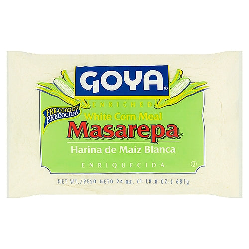 Goya Masarepa Harina de Maíz Blanco Enriquecida 24 oz