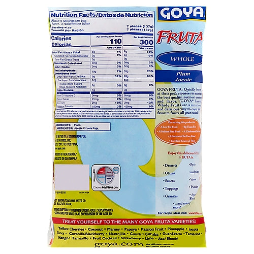Goya Fruta Whole Plum 14 oz
