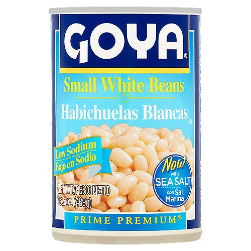 Frijoles blancos pequeños Goya Prime Premium Low Sodium 15.5 oz