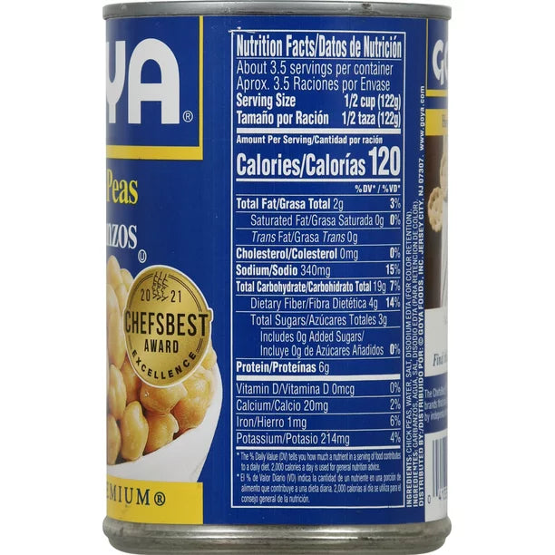GOYA Premium Chick Peas 15.5 oz