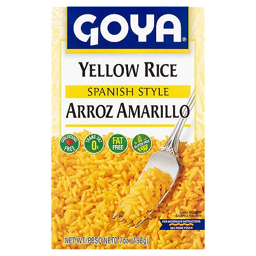 Goya Estilo Español Arroz Amarillo Arroz Amarillo 7 oz