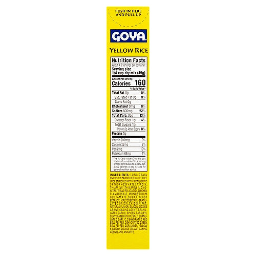 Goya Spanish Style Arroz Amarillo Yellow Rice 7 oz